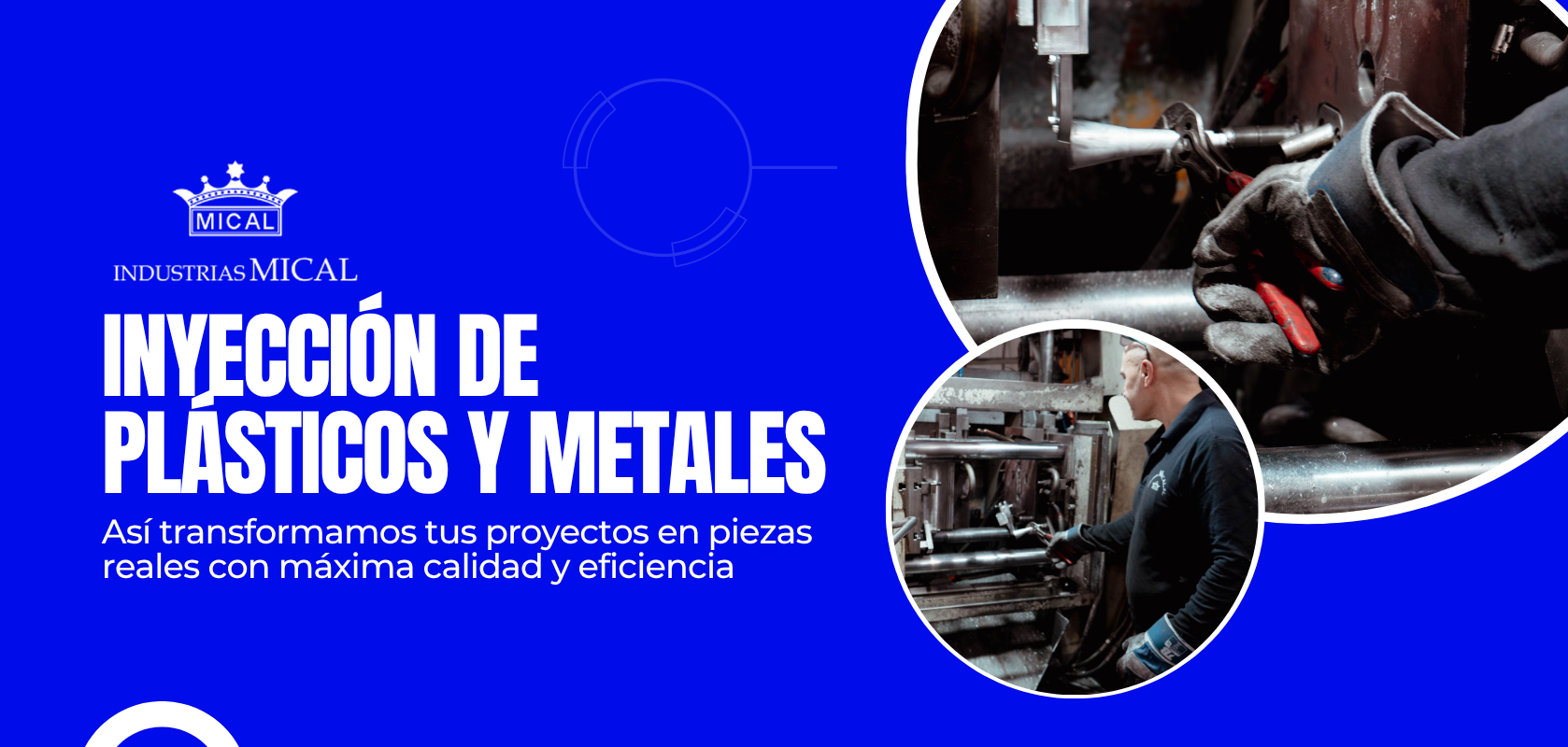 Inyección de metales y plásticos