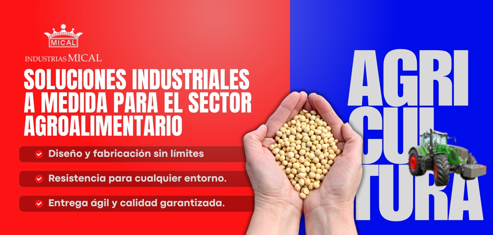 piezas industriales para el sector agroalimentario